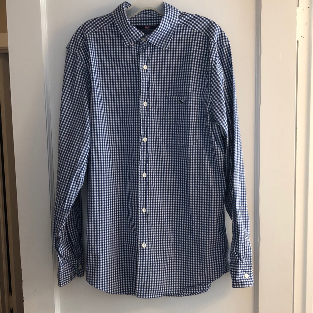 Vineyard Vines Classic Fit Tucker Long Sleeve Checkered Shirt